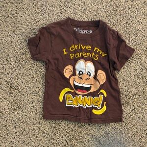 Brown Xtreme Kids Monkey Graphic Tee